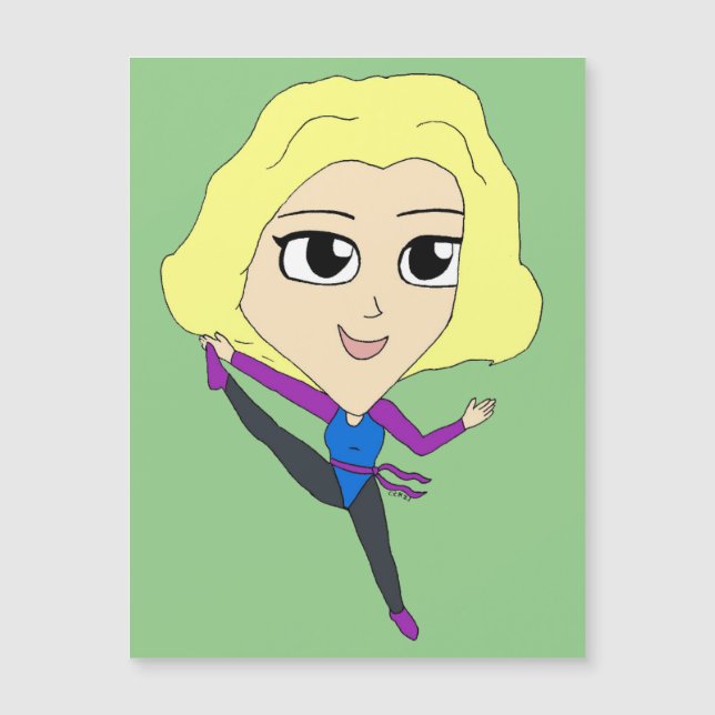 Carte Magnétique chibi (Devant)