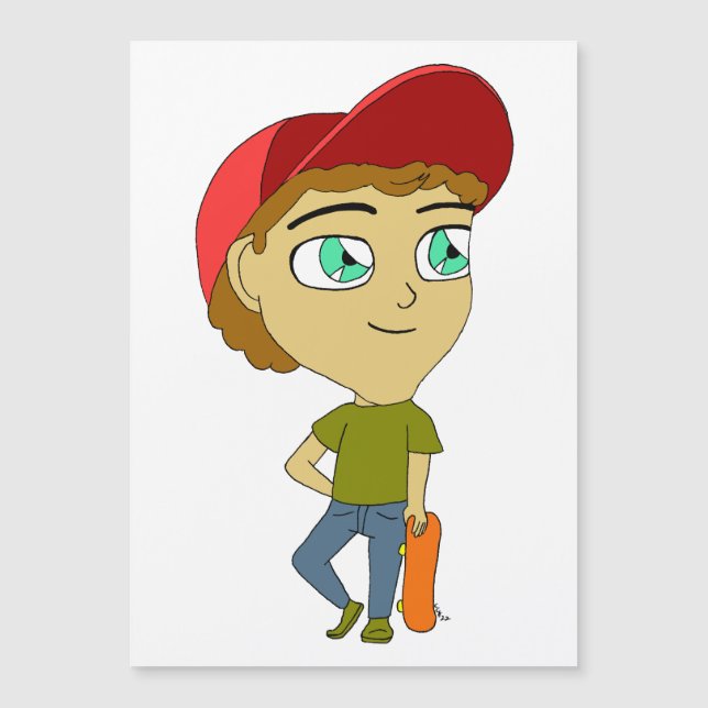 Carte Magnétique chibi (Devant)