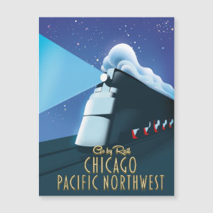 Carte Magnétique Chicago Pacifique Nord-Ouest