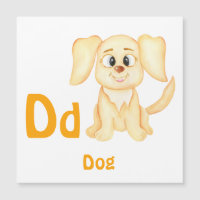 Chien personnalisez ABC : Lettre D - Ajoutez votre
