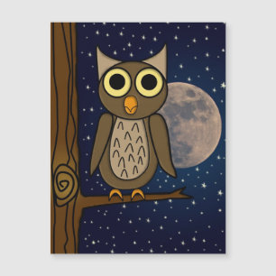 Carte Magnétique chouette