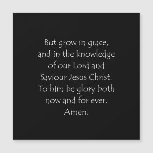 Carte Magnétique Citation de l'écriture 2 Pierre 3 18