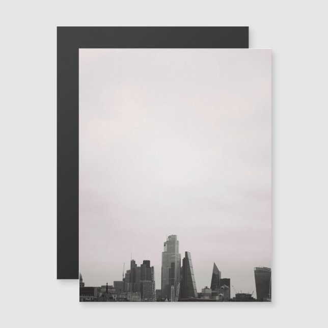 Carte Magnétique City of London Skyline (Devant / Derrière)