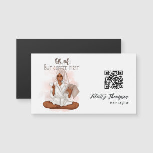 Carte Magnétique Code QR de beauté et de mode capillaire