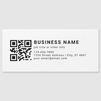 Carte Magnétique Code QR promotionnel d'entreprise