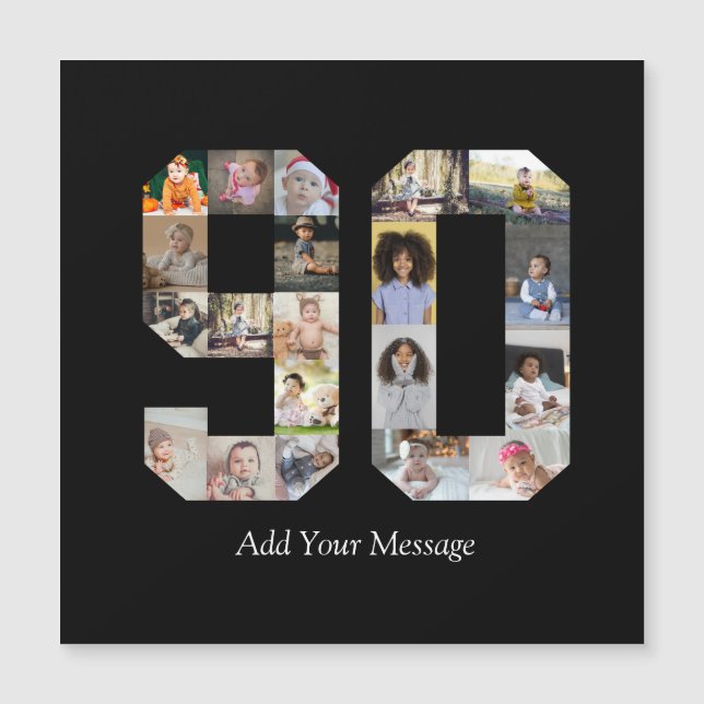 Carte Magnétique Collage photo numéro 90 (Devant)