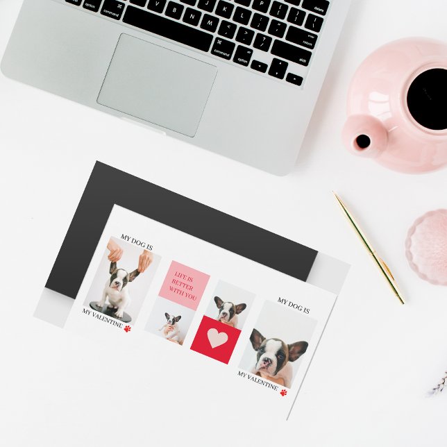 Carte Magnétique Collage photos de chiens | Mon chien est ma Saint- (Créateur téléchargé)