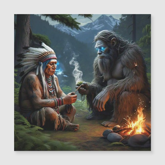 Carte Magnétique Collecte des forêts de Bigfoot et de Chief Moonlit (Devant)