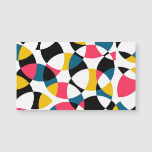 Carte Magnétique Coloré, moderne, tendance, graphique circulaire co