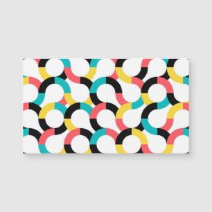 Carte Magnétique Coloré, tendance, gai, fun moderne géométrique