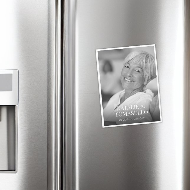 Carte magnétique commémorative de la fête de la vi (Celebration Of Life Memorial Funeral Magnet Card)