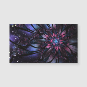 Carte Magnétique Conception Abstraite des fleurs fractales.