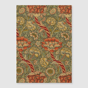 Carte Magnétique Conception de damas floral anglais William Morris