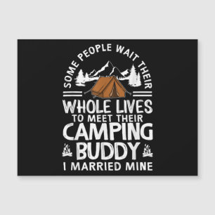 Carte Magnétique Cool Camping Buddies Cadeau Pour Hommes Femmes Mar