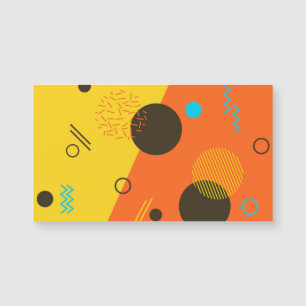 Carte Magnétique Cool, illustration moderne, à la mode, urbaine de