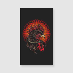 Carte Magnétique Coq de boîte