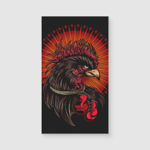 Carte Magnétique Coq de boîte