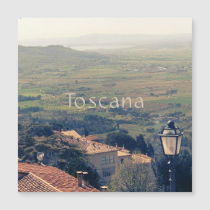 Carte Magnétique Cortona Toscane Italie