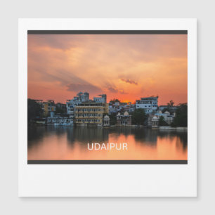 Carte Magnétique Coucher de soleil à Udaipur