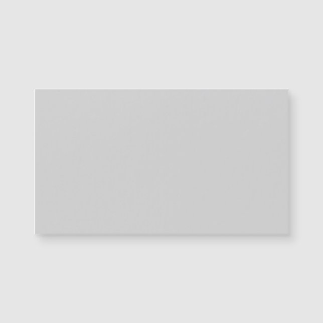Carte Magnétique Couleur claire gris pastel | Classic Elegant (Devant)