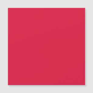 Carte Magnétique Couleur solide Crimson Classique Élégant ten