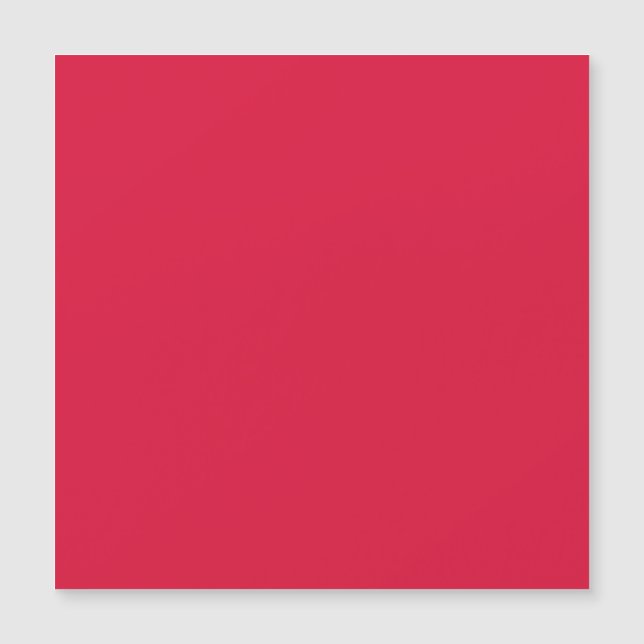 Carte Magnétique Couleur solide Crimson | Classique | Élégant | ten (Devant)