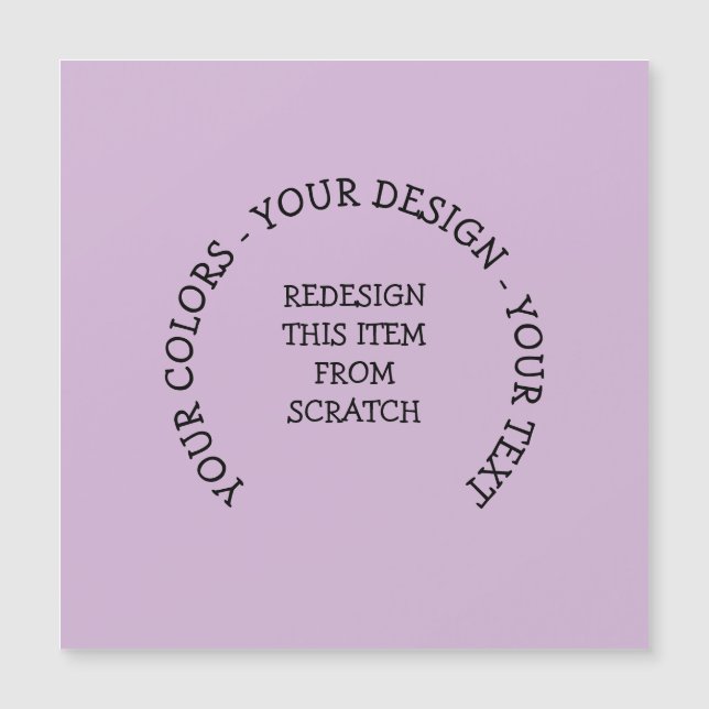 Carte Magnétique Create Your Own Magnetic Card (Devant)