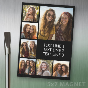Carte Magnétique Créer un collage de photos personnalisé avec un ai