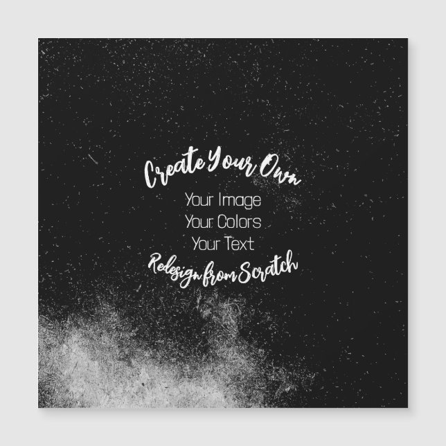 Carte Magnétique Créer votre propre Customisé (Devant)