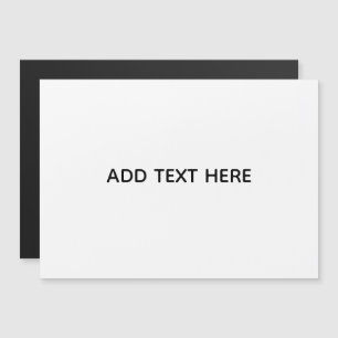 Carte Magnétique Créez votre propre blanc