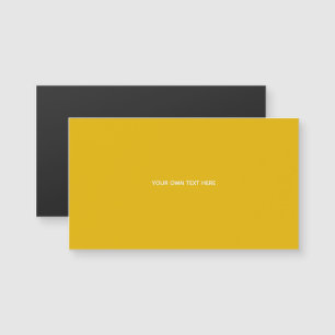 Carte Magnétique Créez Votre Propre Conception Personnalisée Jaune