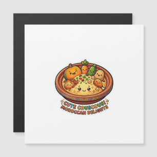 Carte Magnétique Cute Kawaii Couscous Marocain Vendredi GatherStick