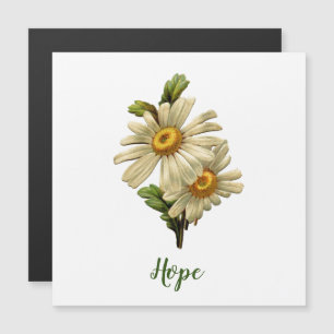 Carte Magnétique Daisy Hope Inspirational Magnetic Card