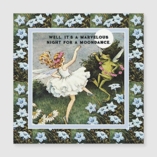 Carte Magnétique Danseurs de grenouilles et de fées de Whimsical