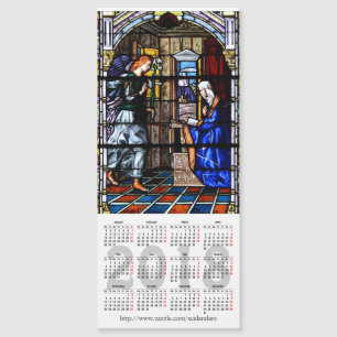 carte magnétique de calendrier en verre 2018