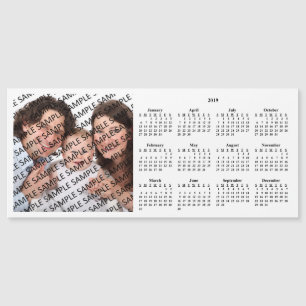 Carte magnétique de la photo de famille 2019
