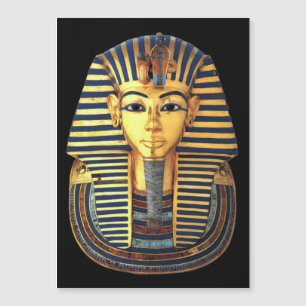 Carte magnétique de l'ancien masque d'or King Tut