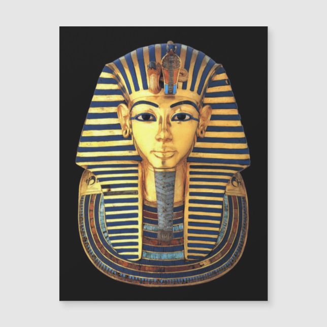 Carte magnétique de l'ancien roi égyptien Tut Gold (Devant)