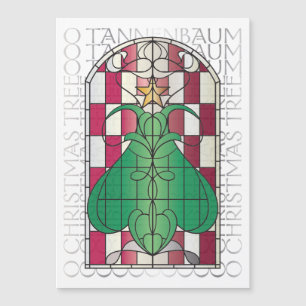Carte magnétique de l'arbre de Noël