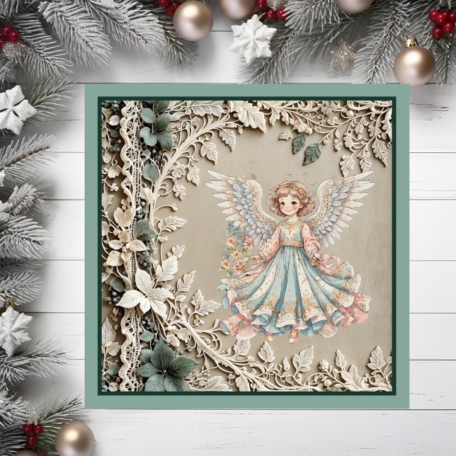Carte magnétique de Noël mignonne Angel (Christmas angel.)