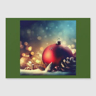 Carte Magnétique Décorations de Noël 1