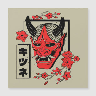 Carte Magnétique démon japonais