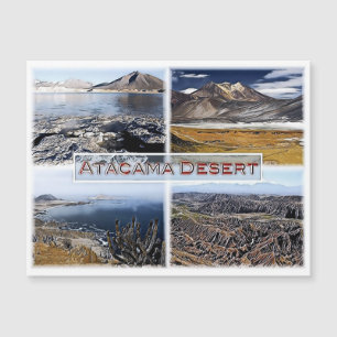 Carte Magnétique Désert d'Atacama - Chili - Mosaïque -