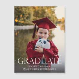 Carte Magnétique Diplômé de 3M et graduation photo Aimant plus lége