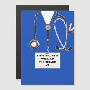 Carte Magnétique Diplôme de fin d'études de médecine