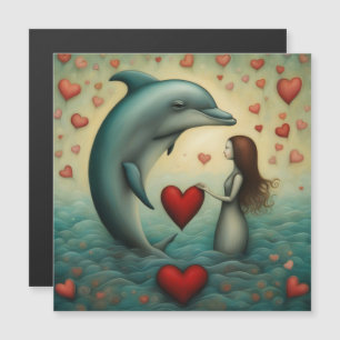 Carte Magnétique Dolphin Love 1