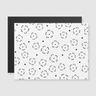 Carte Magnétique Dossier de fleurs personnalisé pour cadeau d'anniv