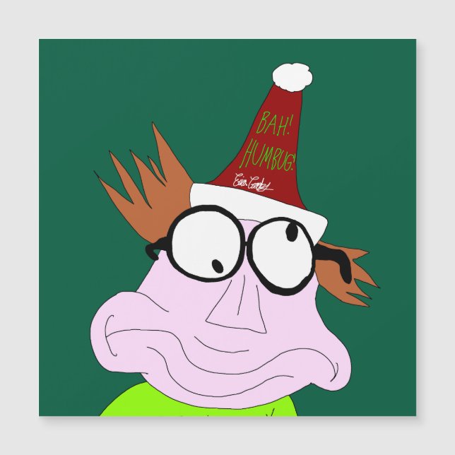 Carte Magnétique Dr. LeBrick Bah Humbug noël (Devant)