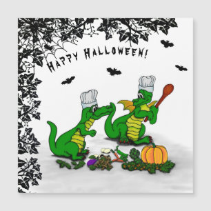 Carte Magnétique Dragons - Joyeux Halloween ! Aujourd'hui je vais c
