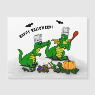Carte Magnétique Dragons - Joyeux Halloween ! Aujourd'hui je vais c
